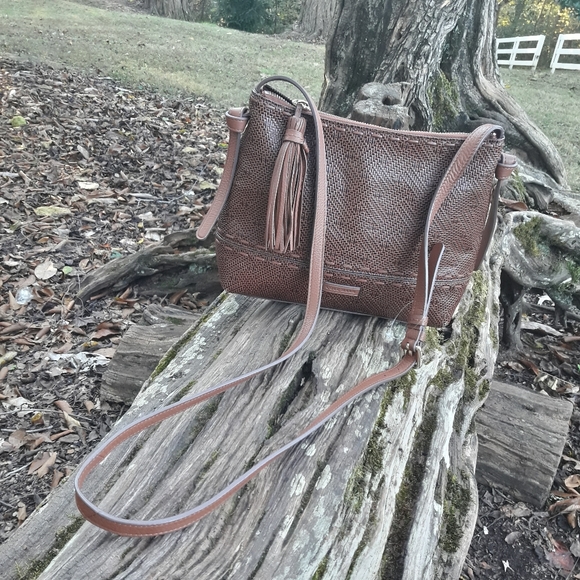 Real Leather Bohemian Bag Fringe Tassel Genuine - Picture 9 of 12